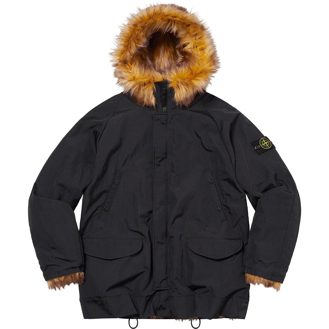Supreme®/Stone Island® Formula Steel Reversible Faux Fur Parka view 9